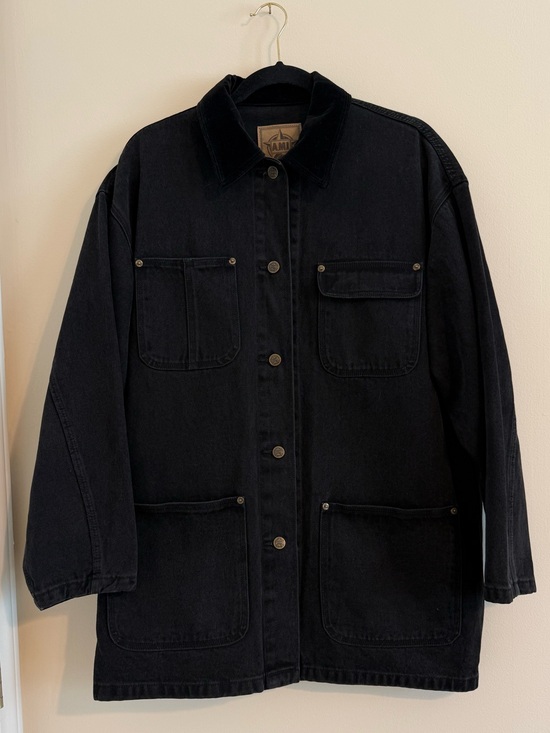 Ami Other - Vintage AMI Men's Black Cotton Field Jacket // M // Y2K